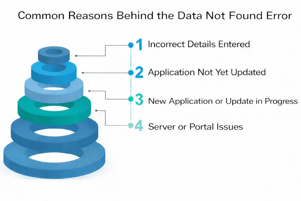 Common Reasons Behind the Data Not Found Error