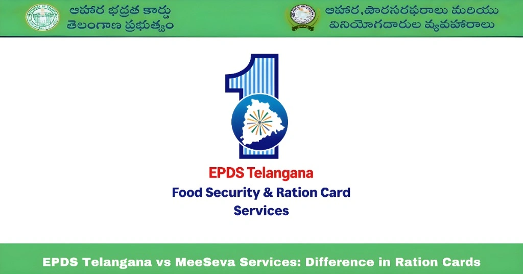EPDS Telangana vs MeeSeva Services