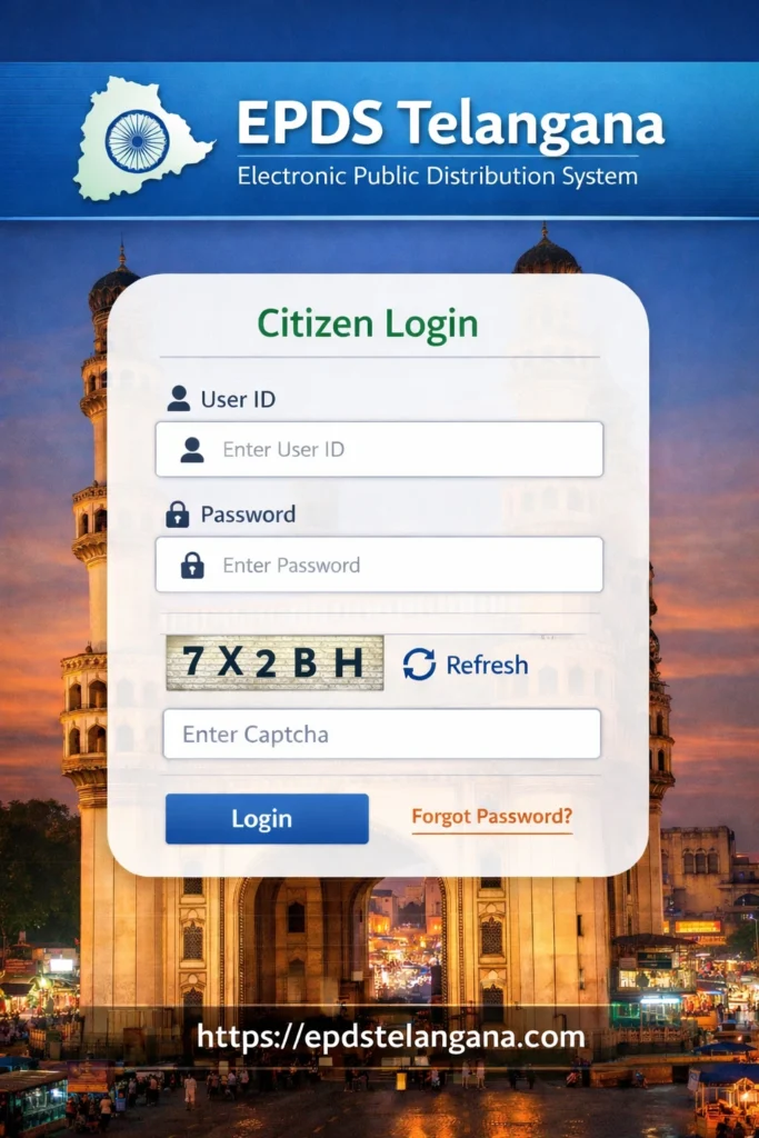EPDS Telangana login details explained simply