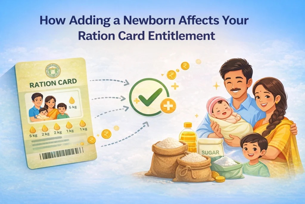 How Adding a Newborn Affects Your Ration Card Entitlement