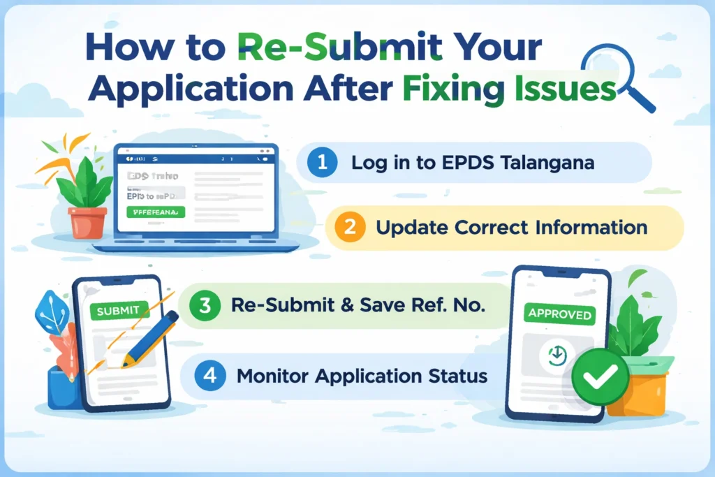 How to Re-Submit Your Application After Fixing Issues