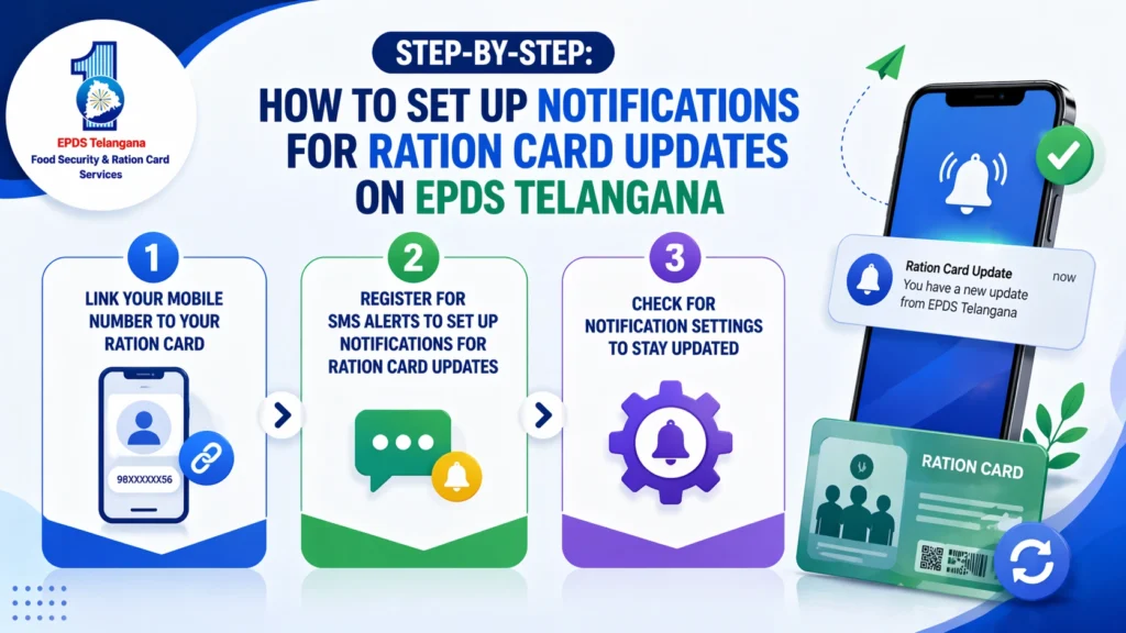 Step-by-Step: How to Set Up Notifications for Ration Card Updates on EPDS Telangana
