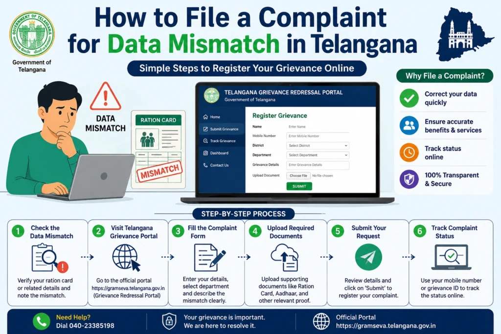 How to File a Complaint for Data Mismatch