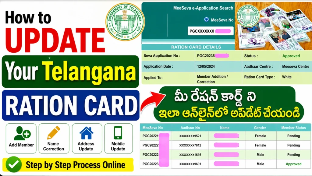 How to Update Your Telangana Ration Card