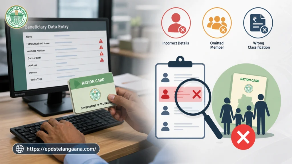 Problems with Beneficiary Data Entry